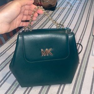 Michael Kors, mini backpack in forest green